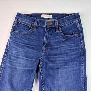Madewell 9" High Riser Skinny Skinny Crop Jeans Dark Wash Women's Size 26